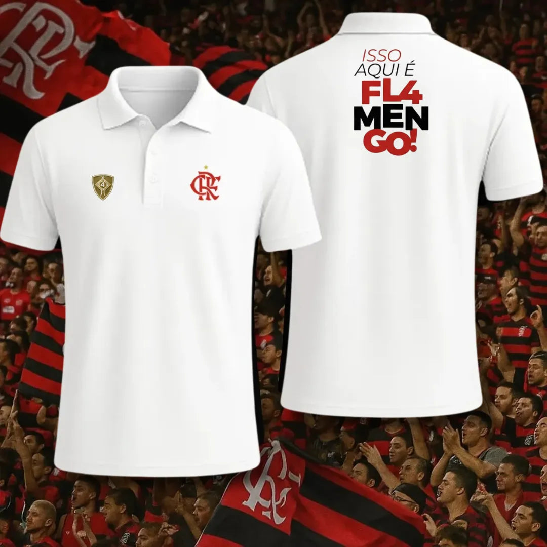 Camisa Polo Flamengo Tetra 2025 – Edição Limitada