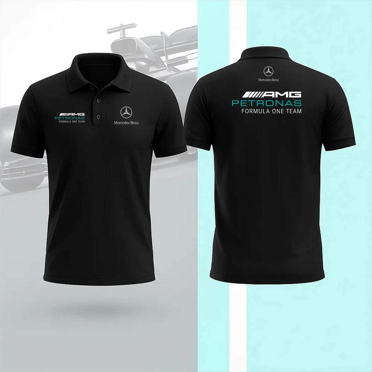 Camisa Polo Mercedes - AMG Petronas Clean