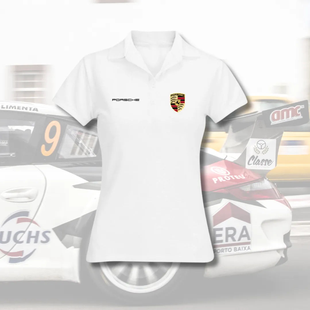 Camisa Polo Feminina Porsche