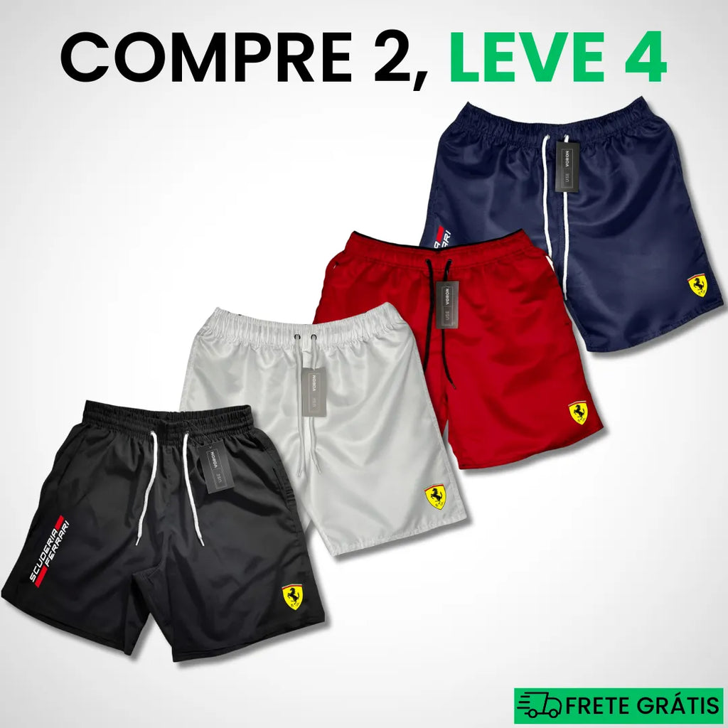 Kit 4 Shorts SF Premium Fit (COMPRE 2 LEVE 4)