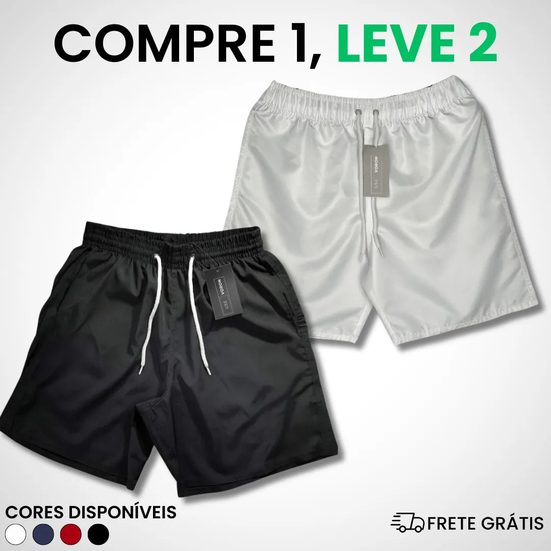 (COMPRE 1 LEVE 2) Kit 2 Shorts Premium Fit