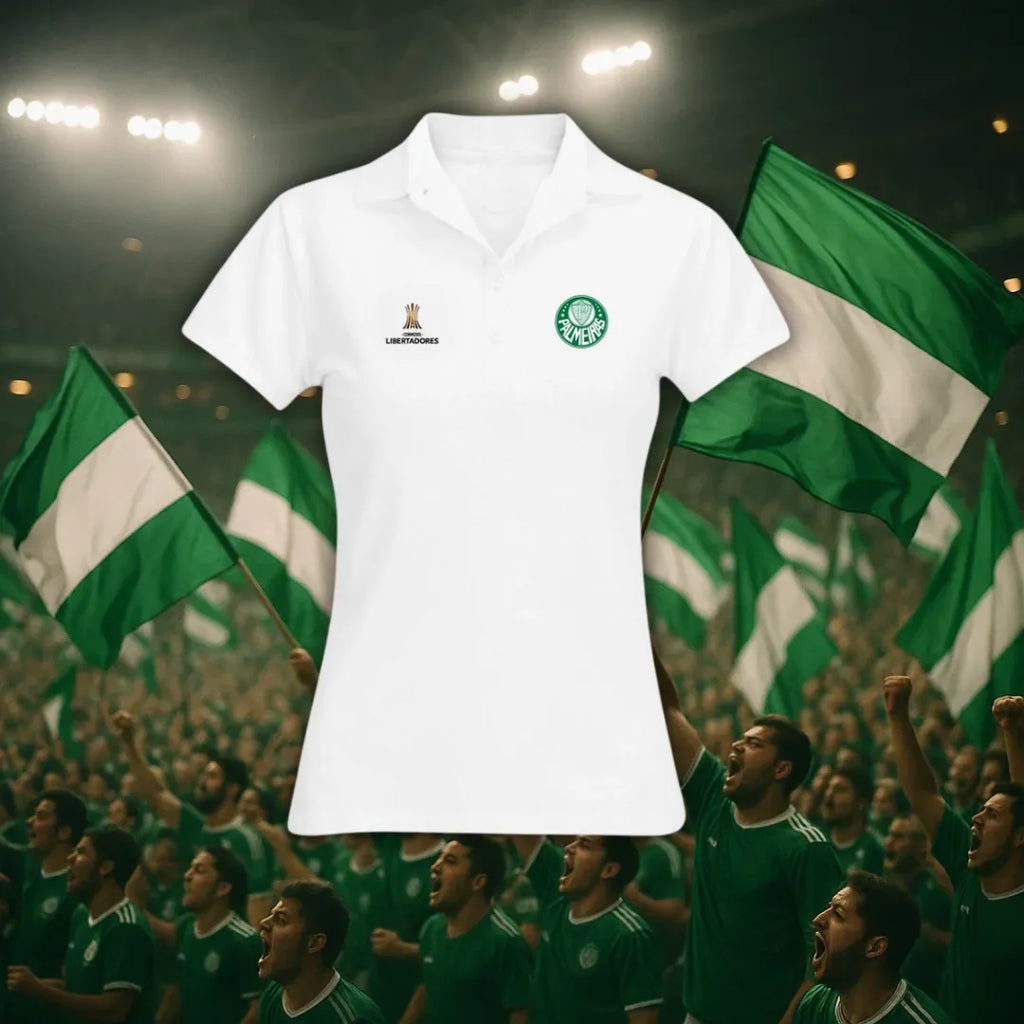 Camisa Polo Feminina - Palmeiras