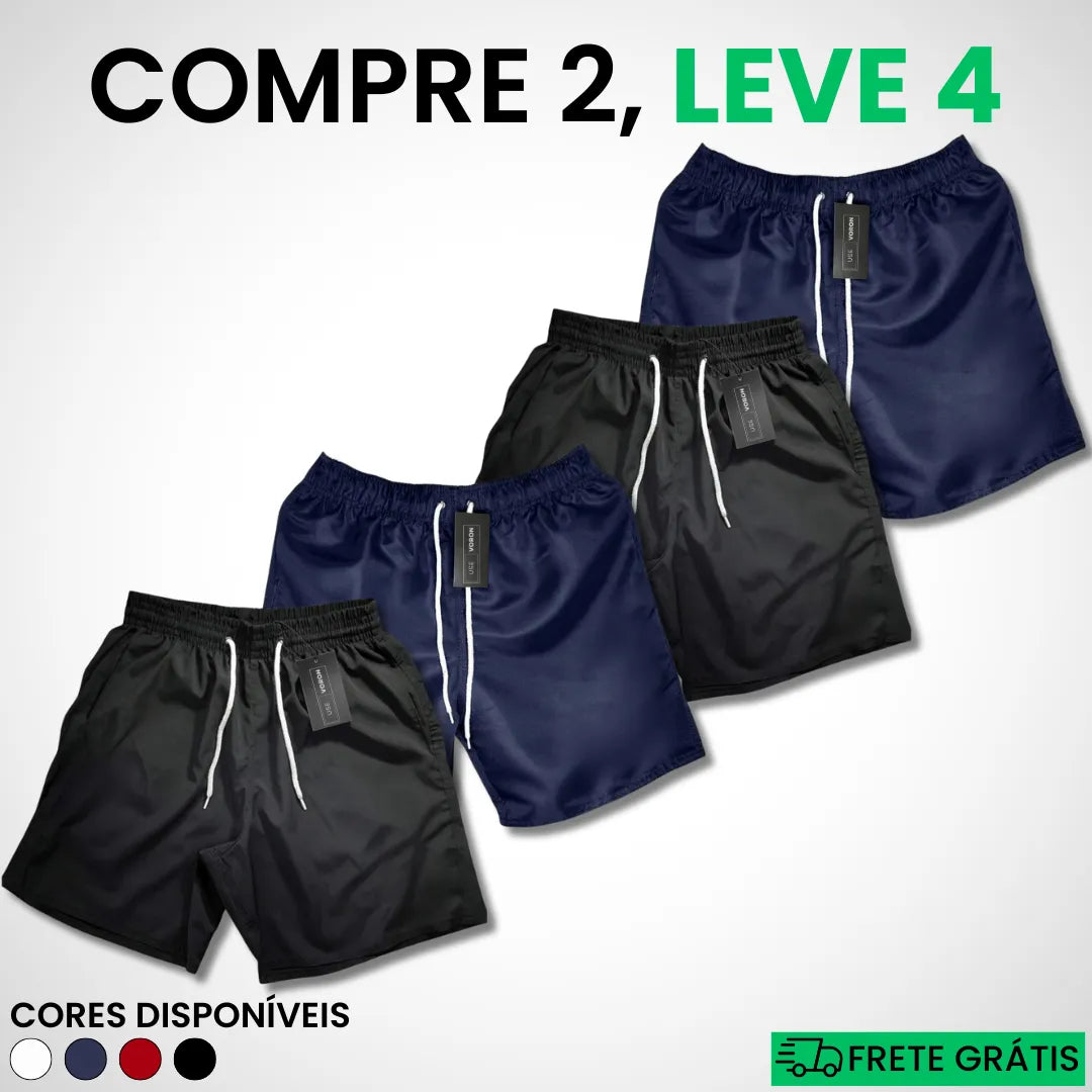Kit 4 Shorts Premium Fit (COMPRE 2 LEVE 4)