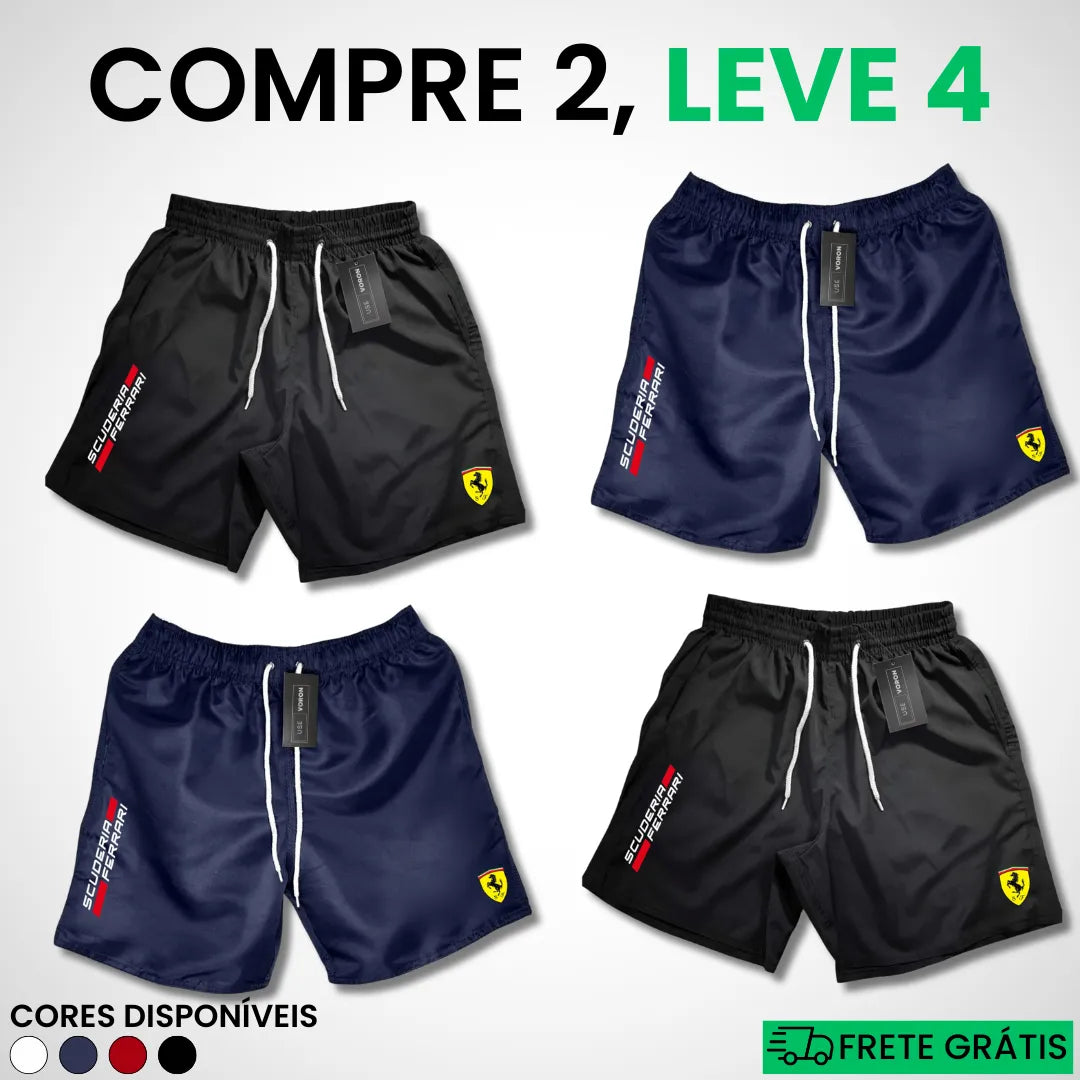 Kit 4 Shorts SF Premium Fit (COMPRE 2 LEVE 4)