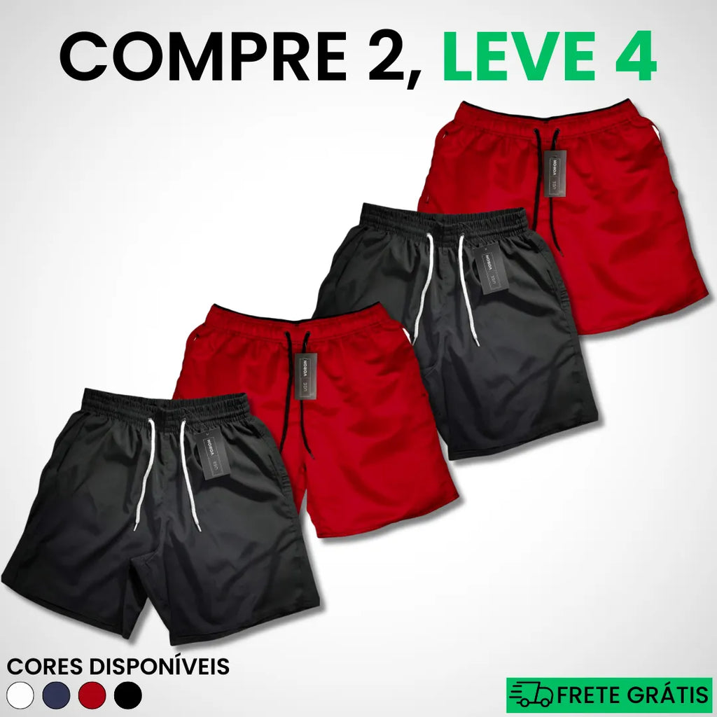 Kit 4 Shorts Premium Fit (COMPRE 2 LEVE 4)
