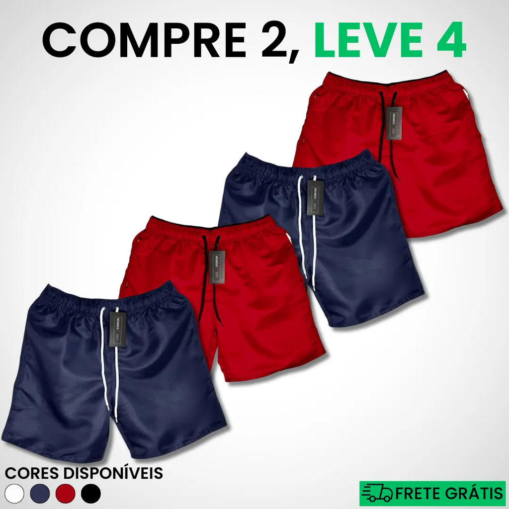 Kit 4 Shorts Premium Fit (COMPRE 2 LEVE 4)