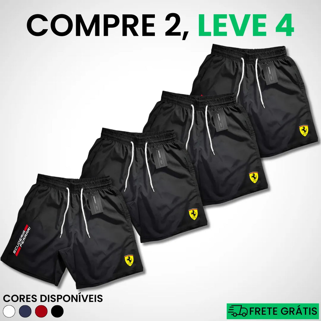 Kit 4 Shorts SF Premium Fit (COMPRE 2 LEVE 4)