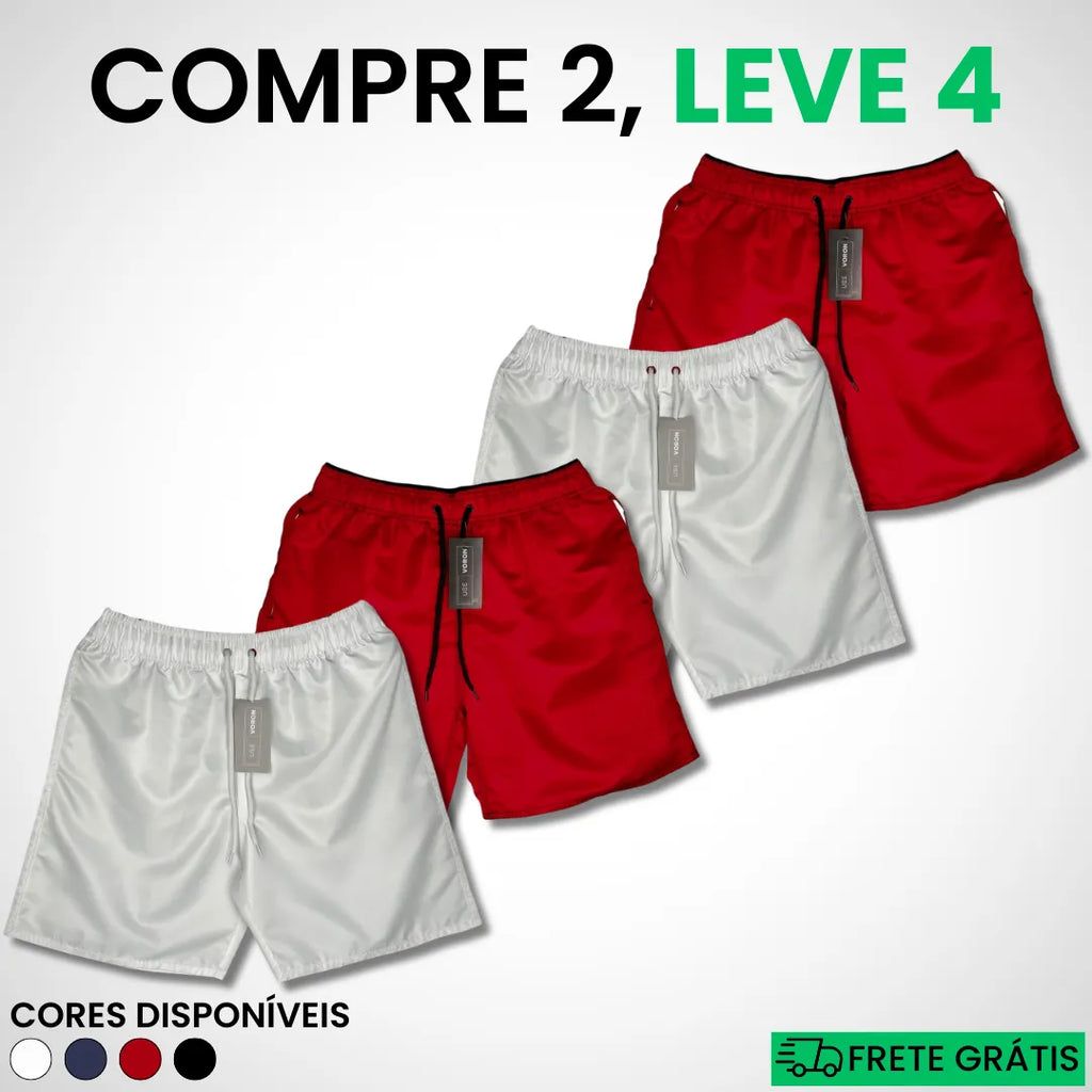 Kit 4 Shorts Premium Fit (COMPRE 2 LEVE 4)