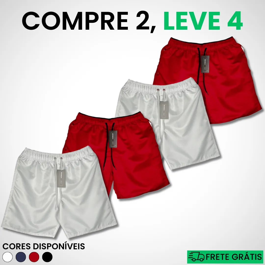 Kit 4 Shorts Premium Fit (COMPRE 2 LEVE 4)