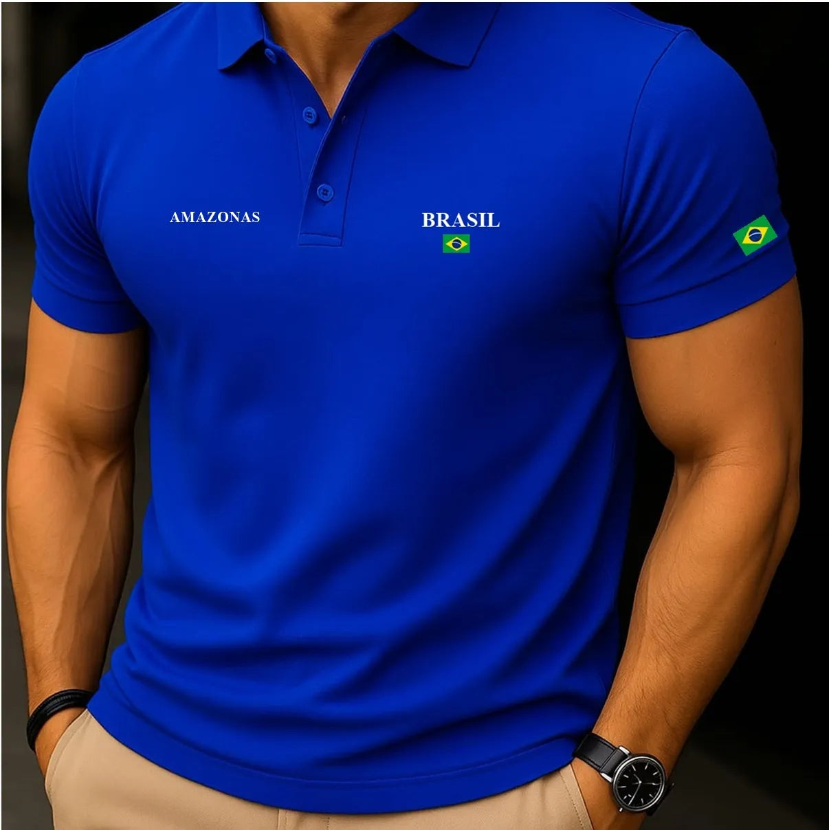 Camisa Polo Brasil - Amazonas™