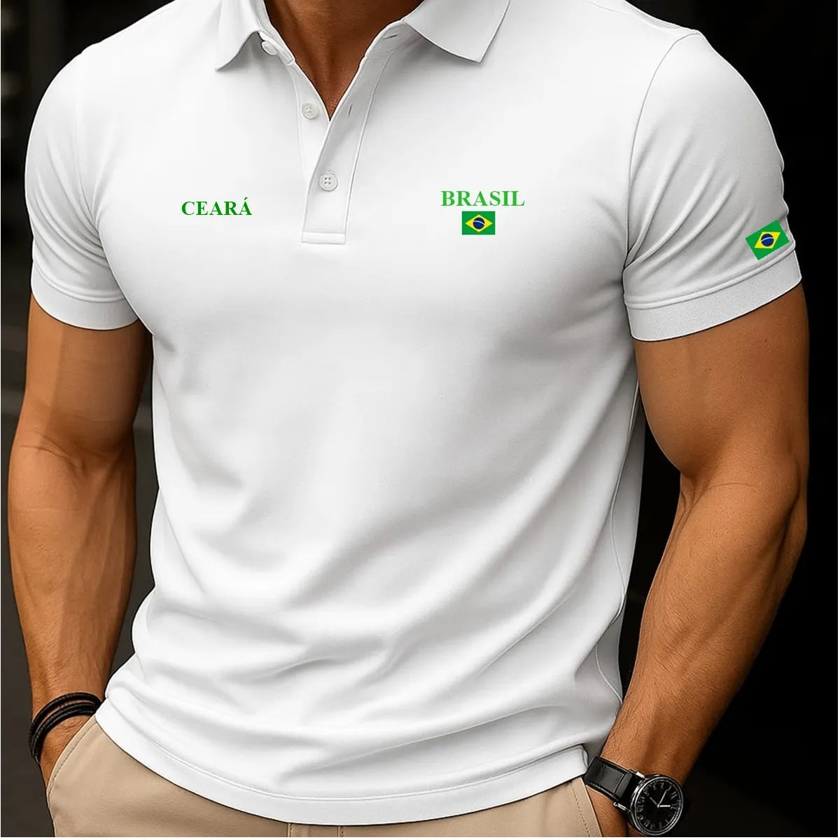 Camisa Polo Brasil - Ceará™