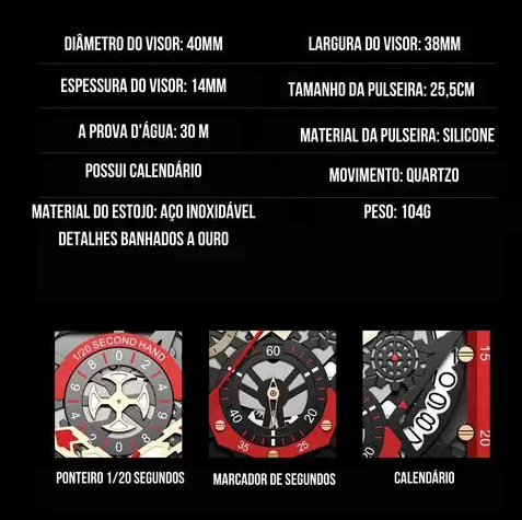 Relógio Mecânico Masculino Emperor