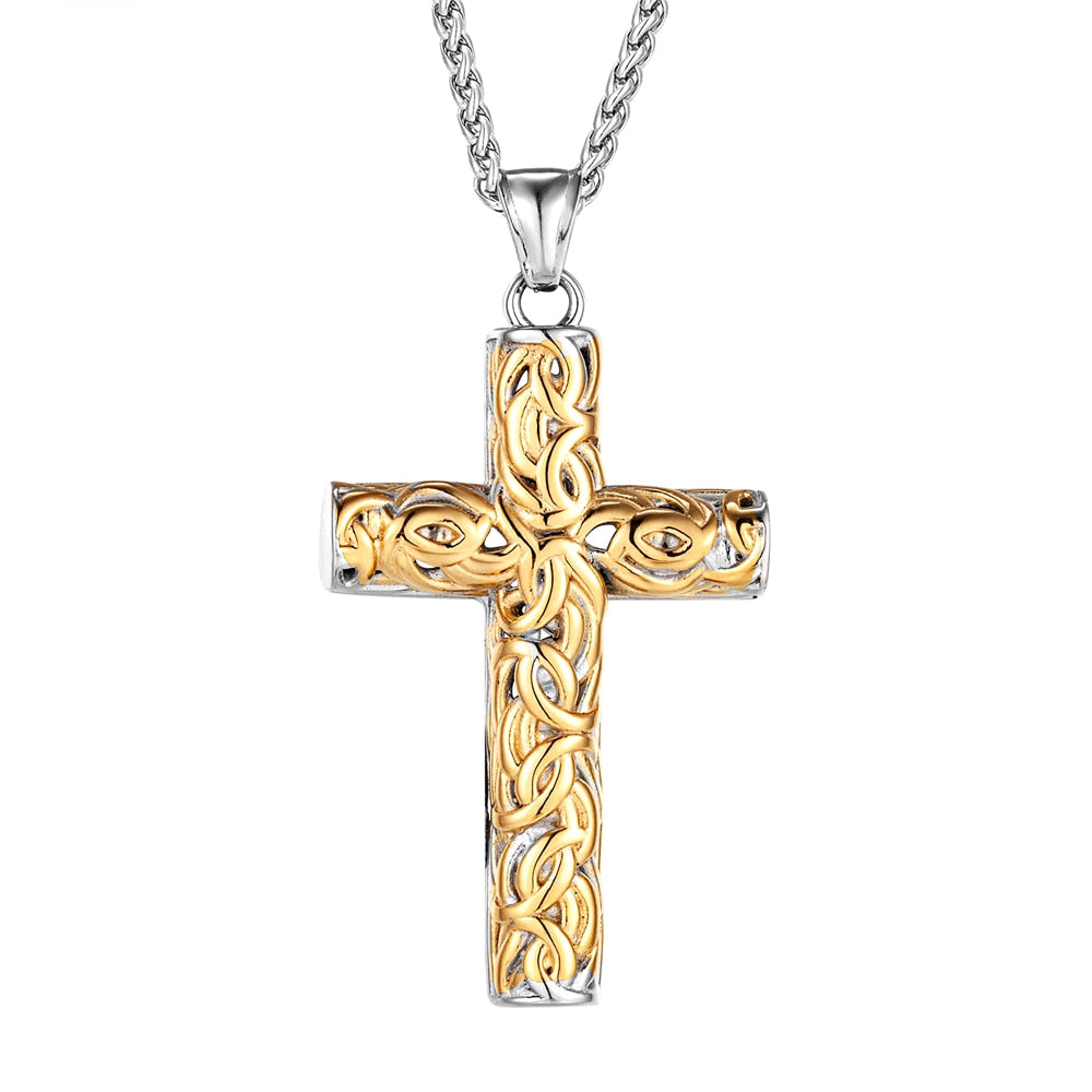 Colar Nórdico Viking Cruz