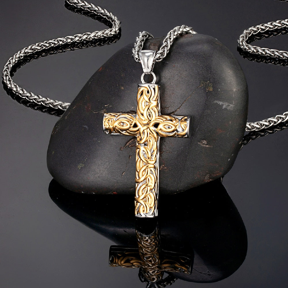 Colar Nórdico Viking Cruz