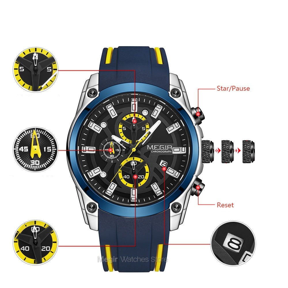 Relógio Militar Masculino Esportivo