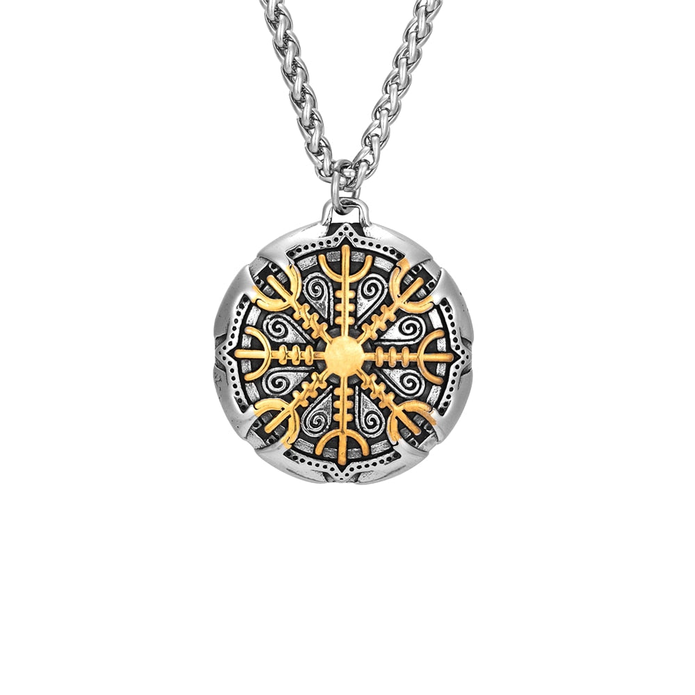 Colar Nórdico Viking Bússola