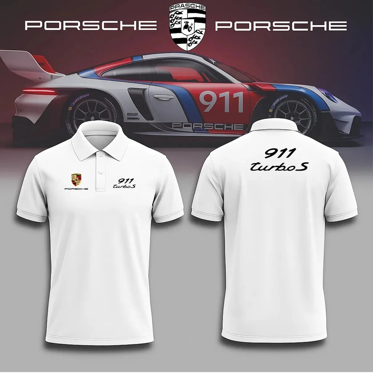 Camisa Polo Porsche - 911 Turbo S