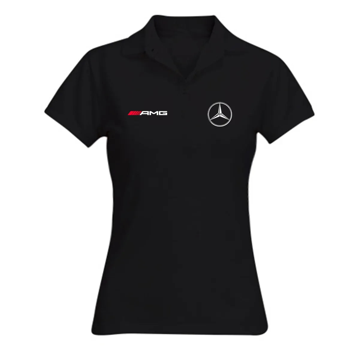 Camisa Polo Feminina Mercedes AMG