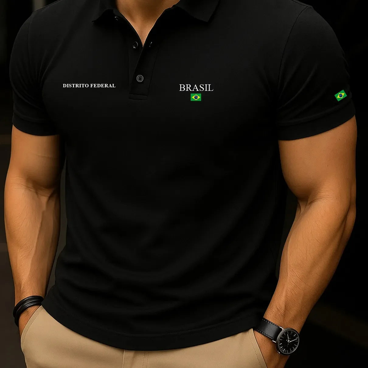 Camisa Polo Brasil - Distrito Federal™