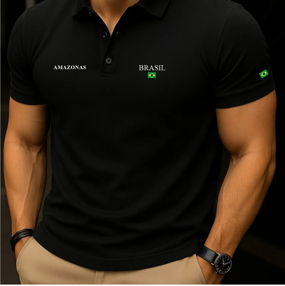 Camisa Polo Brasil - Amazonas™