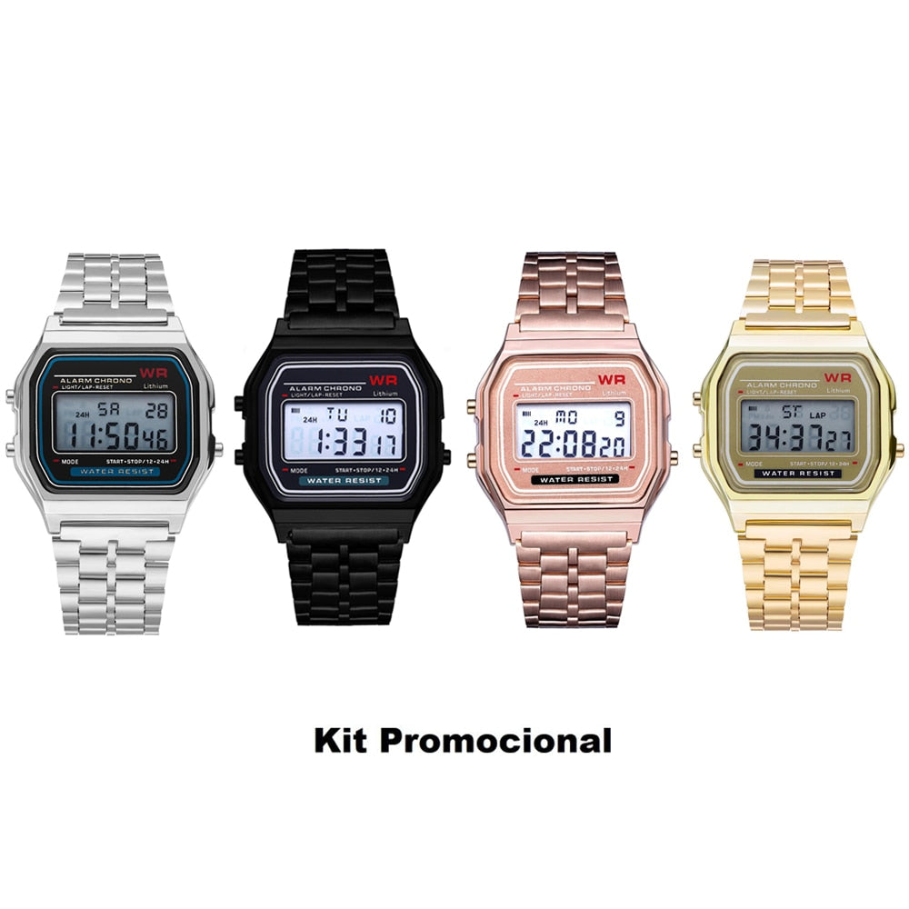 Kit 4 Relógios WR Classic
