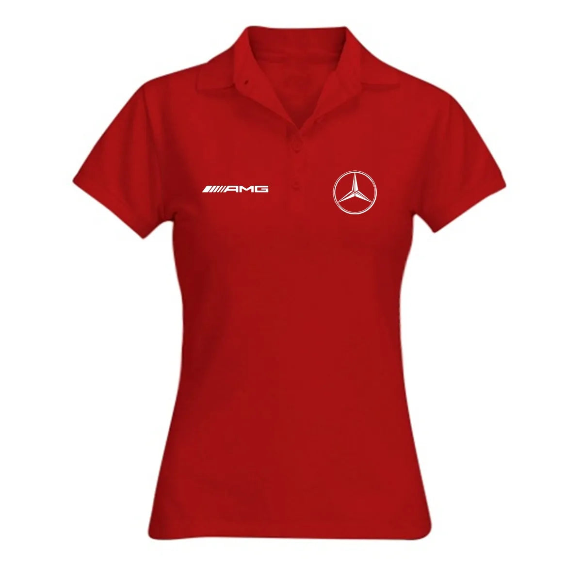 Camisa Polo Feminina Mercedes AMG