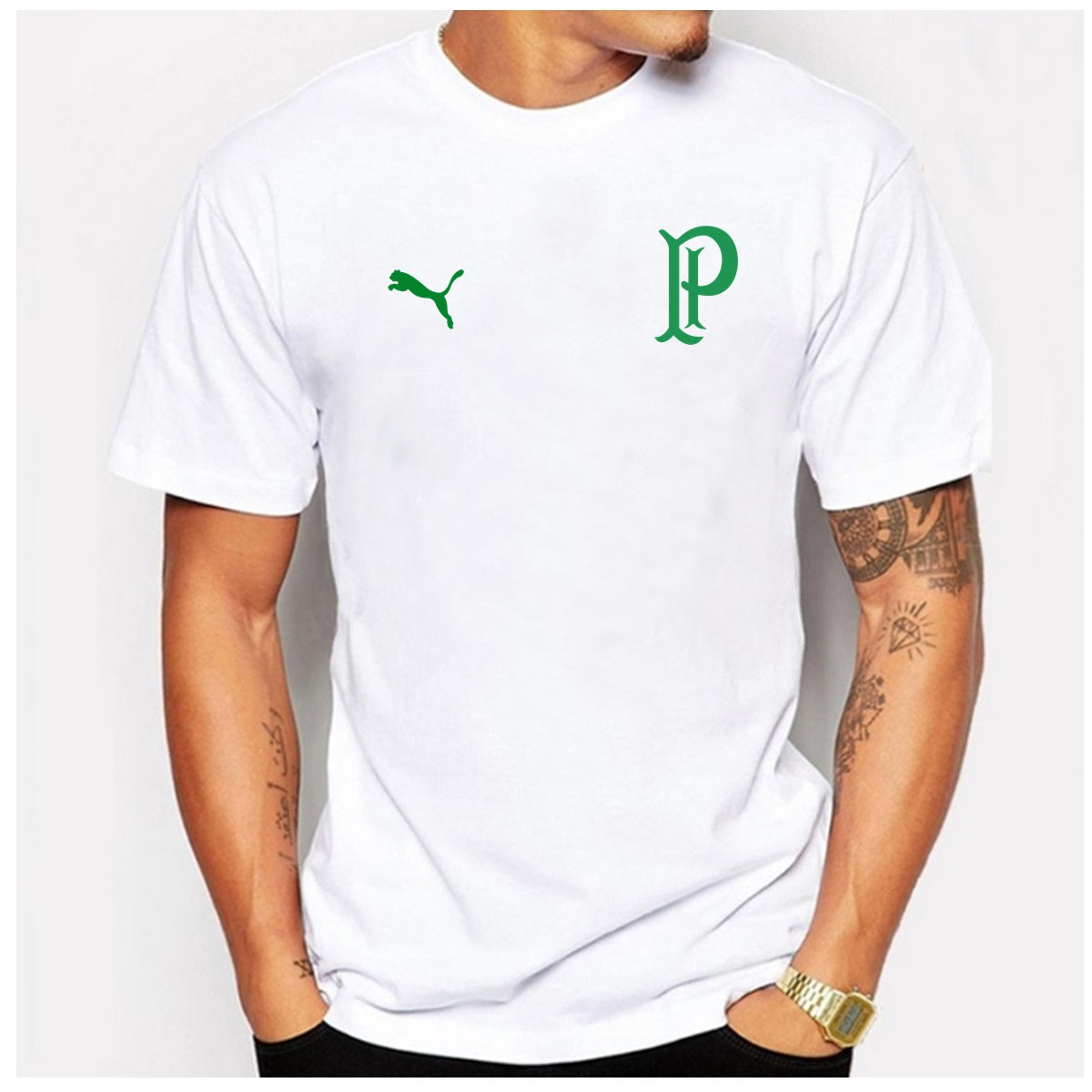 Camiseta Palmeiras Retrô - Malha Fria