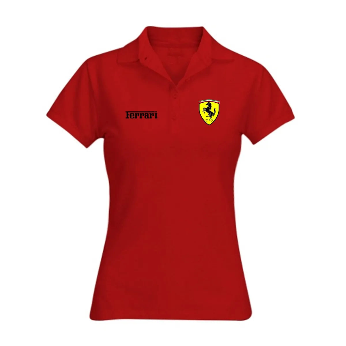 Camisa Polo Feminina Ferrari