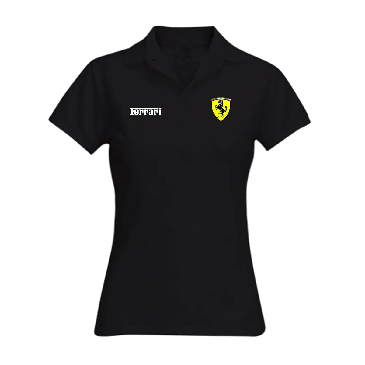 Camisa Polo Feminina Ferrari